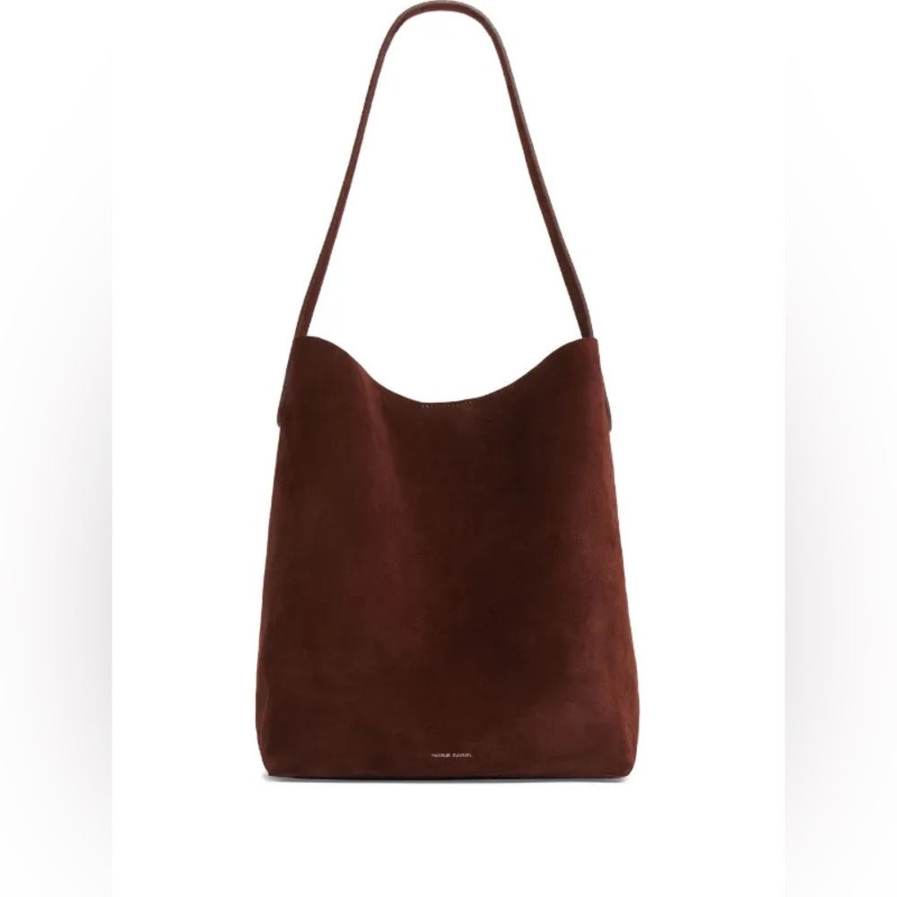 Mansur Gabriel Small Everyday Cabas Suede Tote Bag